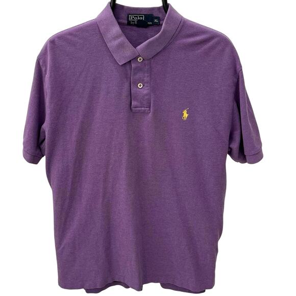 Polo By Ralph Lauren Men's XL Purple Polo Shirt - Picture 1 of 4